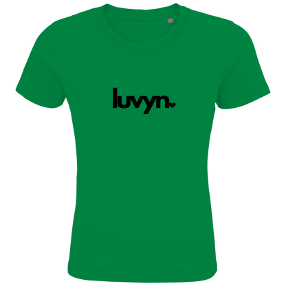 Kids Premium Bio T-Shirt LUVYN BLACK