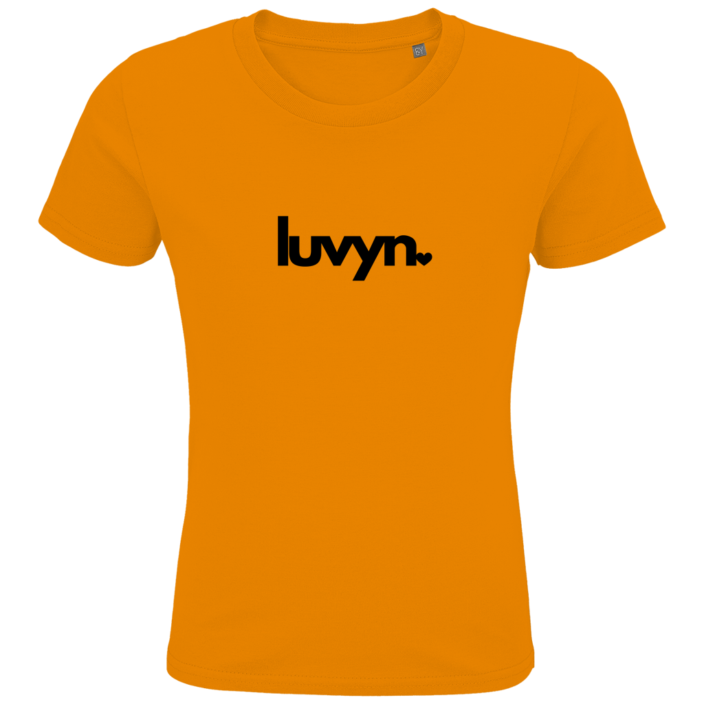 Kids Premium Bio T-Shirt LUVYN BLACK