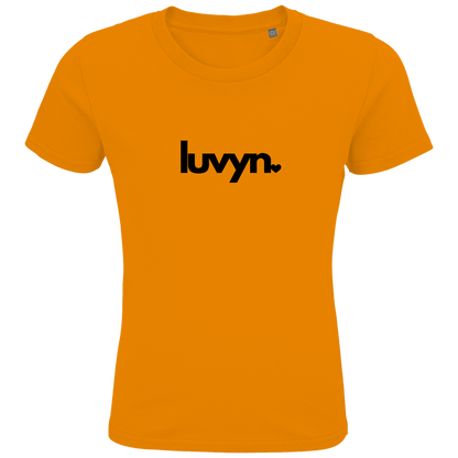 Kids Premium Bio T-Shirt LUVYN BLACK