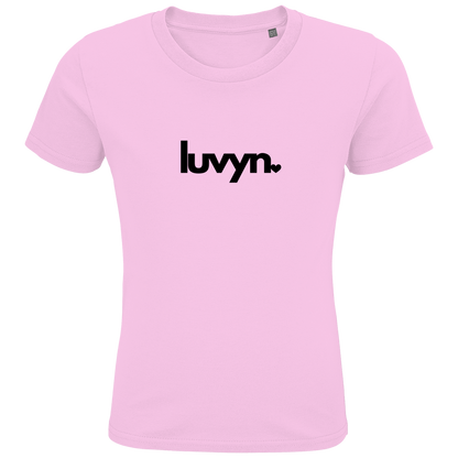 Kids Premium Bio T-Shirt LUVYN BLACK