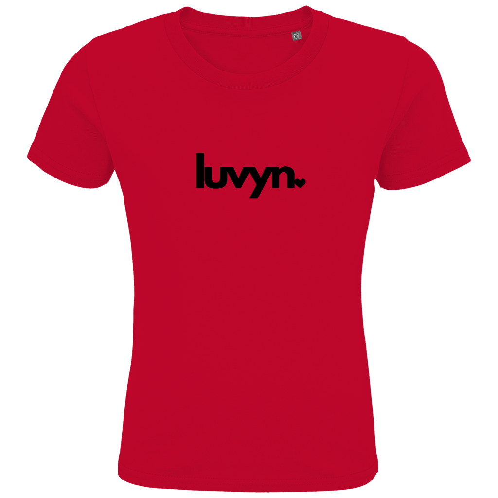 Kids Premium Bio T-Shirt LUVYN BLACK