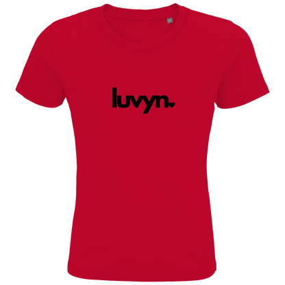 Kids Premium Bio T-Shirt LUVYN BLACK