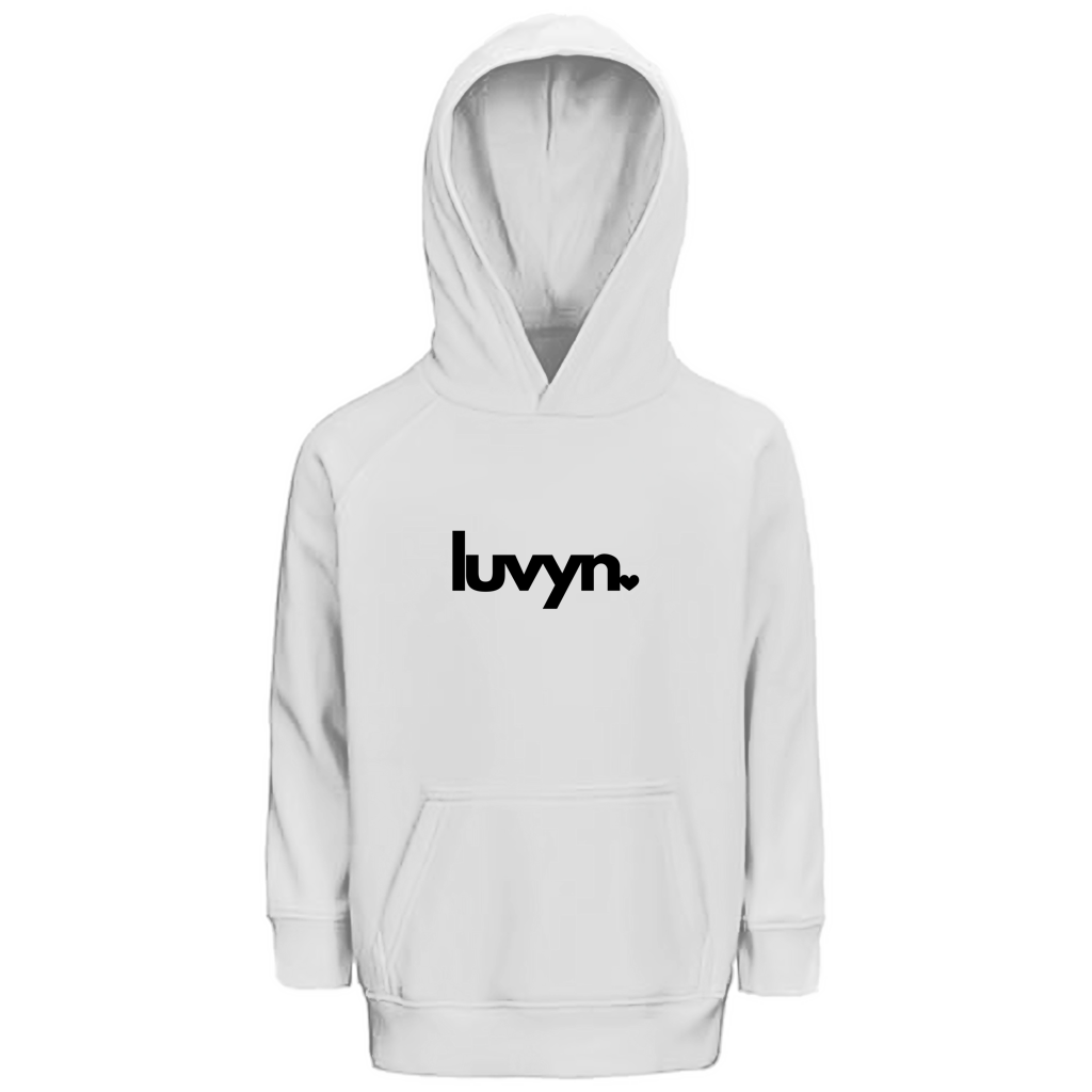 Kinder Premium Bio Hoodie LUVYN BLACK