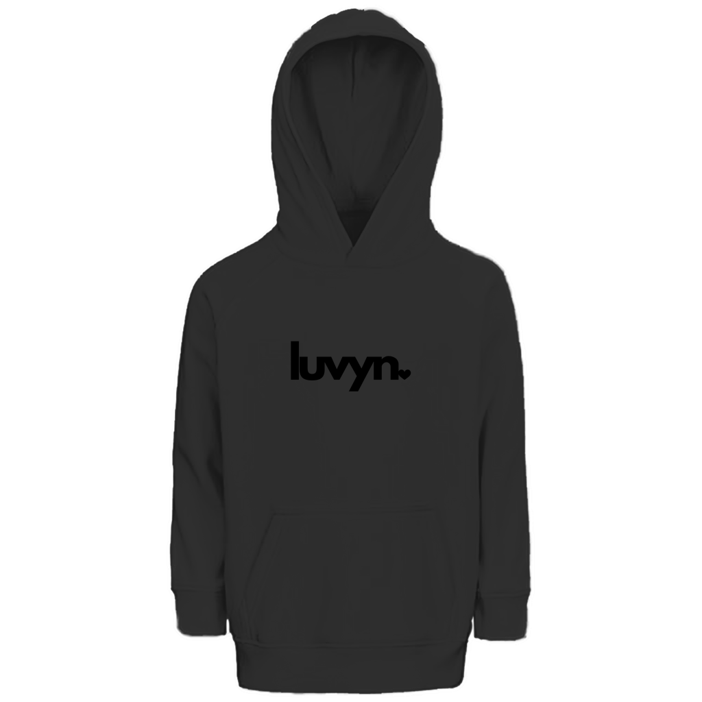Kinder Premium Bio Hoodie LUVYN BLACK