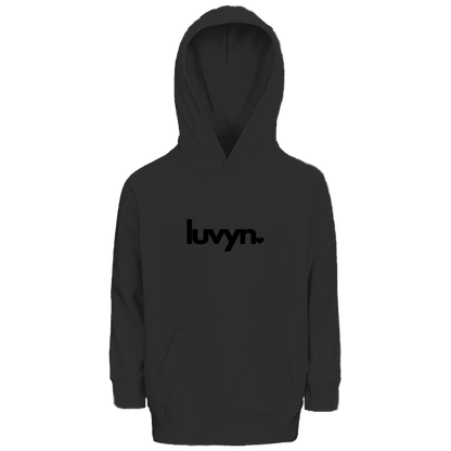 Kinder Premium Bio Hoodie LUVYN BLACK