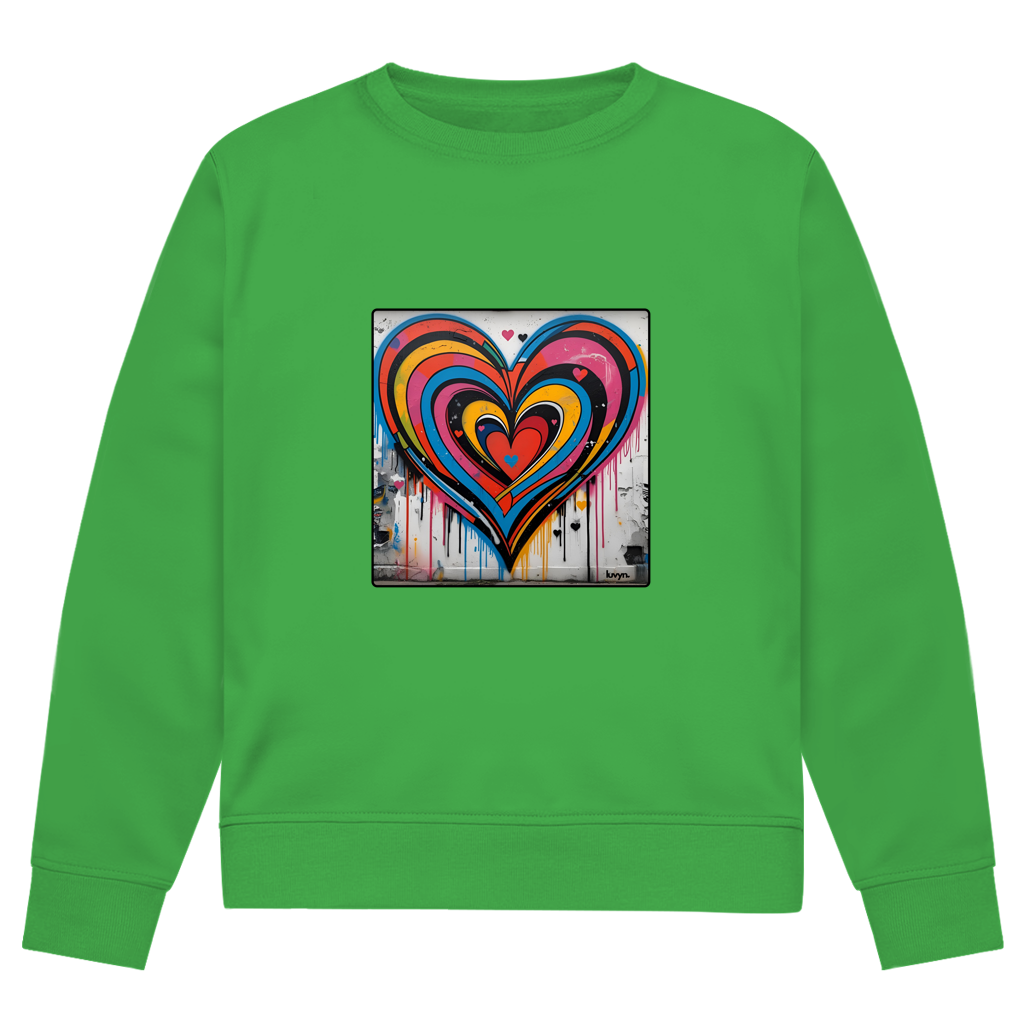 Herren Premium Bio Sweatshirt Heartcore