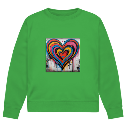 Herren Premium Bio Sweatshirt Heartcore