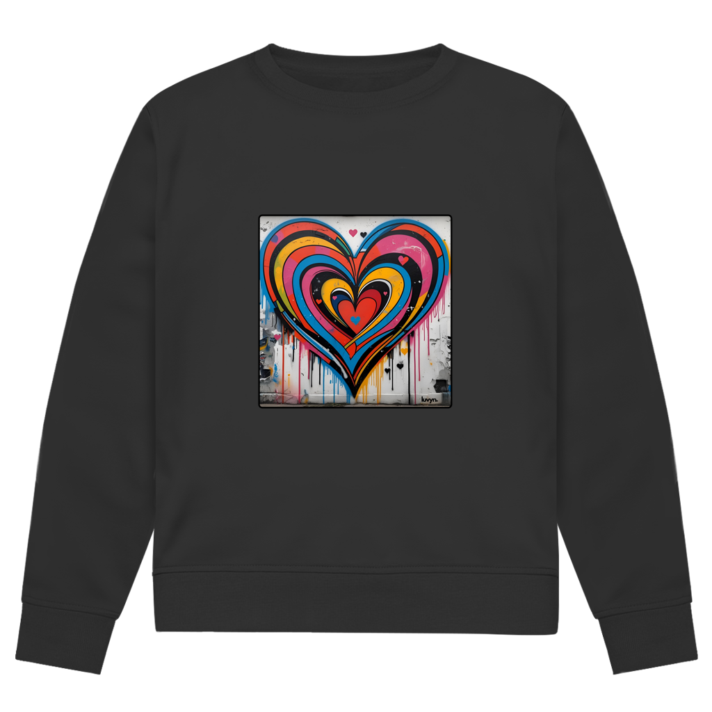 Herren Premium Bio Sweatshirt Heartcore