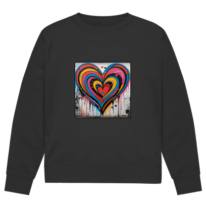 Herren Premium Bio Sweatshirt Heartcore