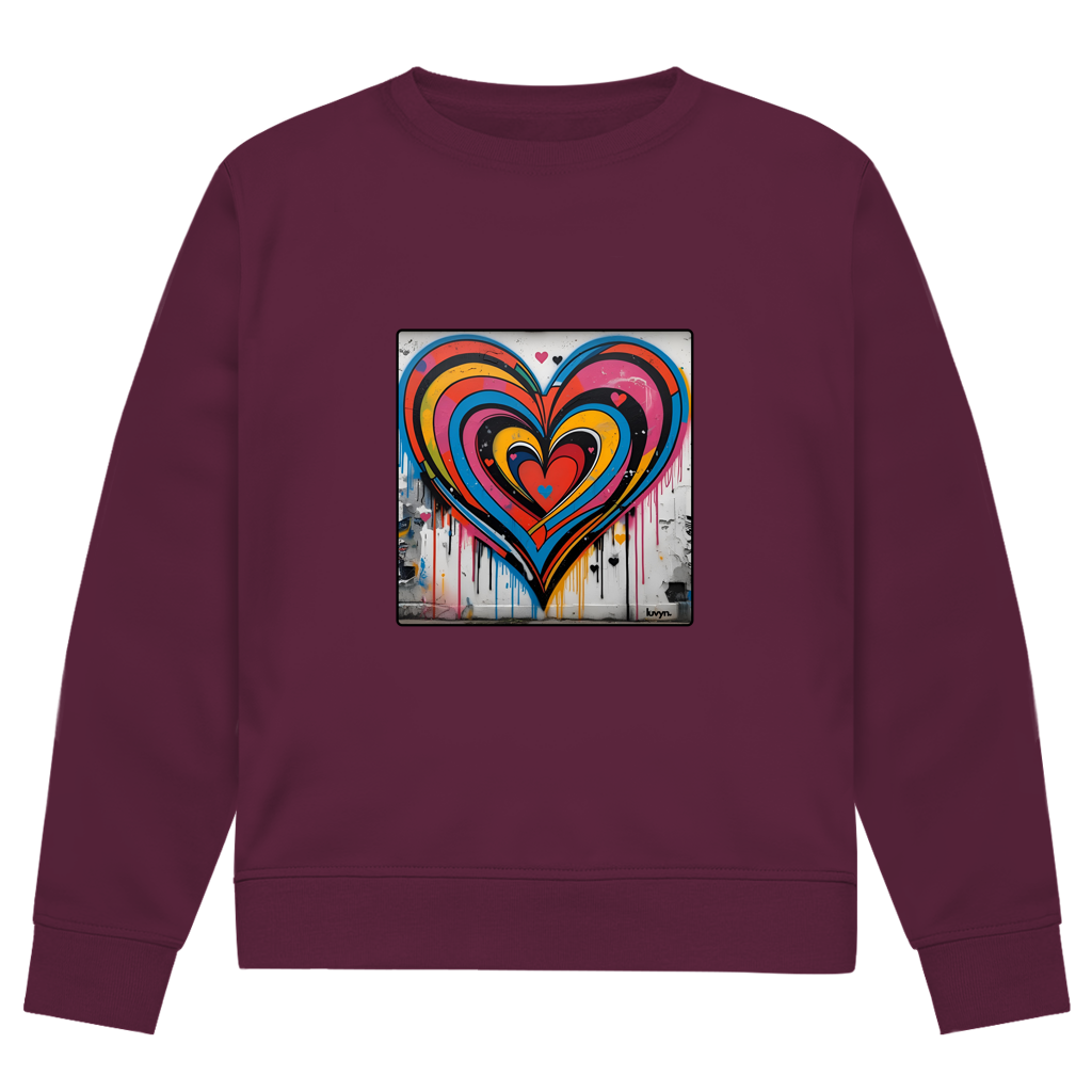 Herren Premium Bio Sweatshirt Heartcore
