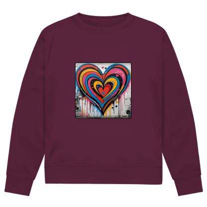 Herren Premium Bio Sweatshirt Heartcore