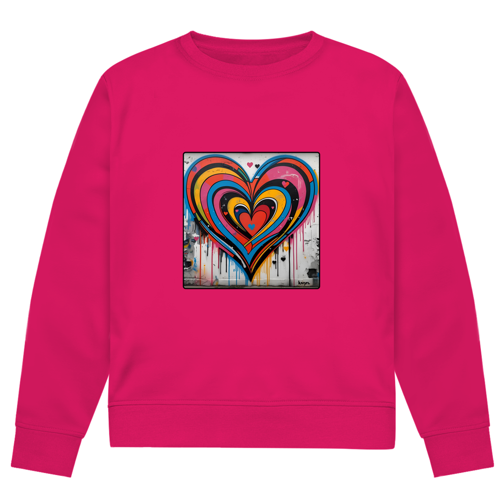 Herren Premium Bio Sweatshirt Heartcore