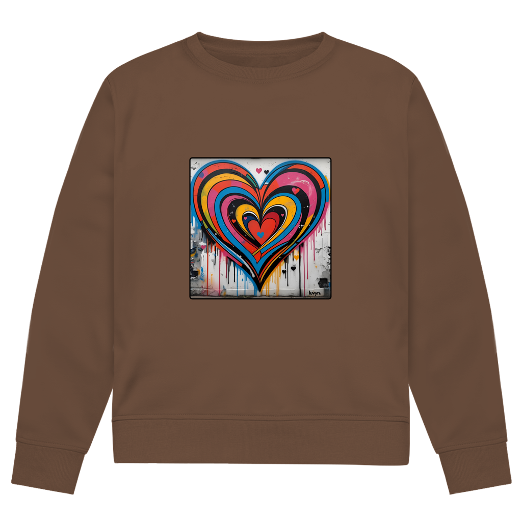 Herren Premium Bio Sweatshirt Heartcore