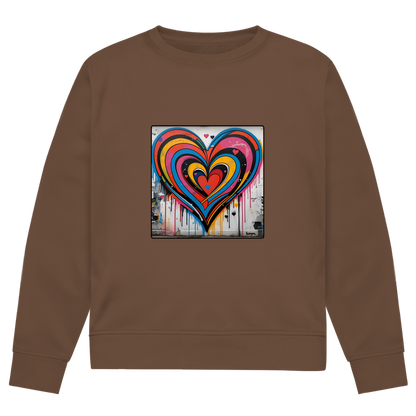 Herren Premium Bio Sweatshirt Heartcore