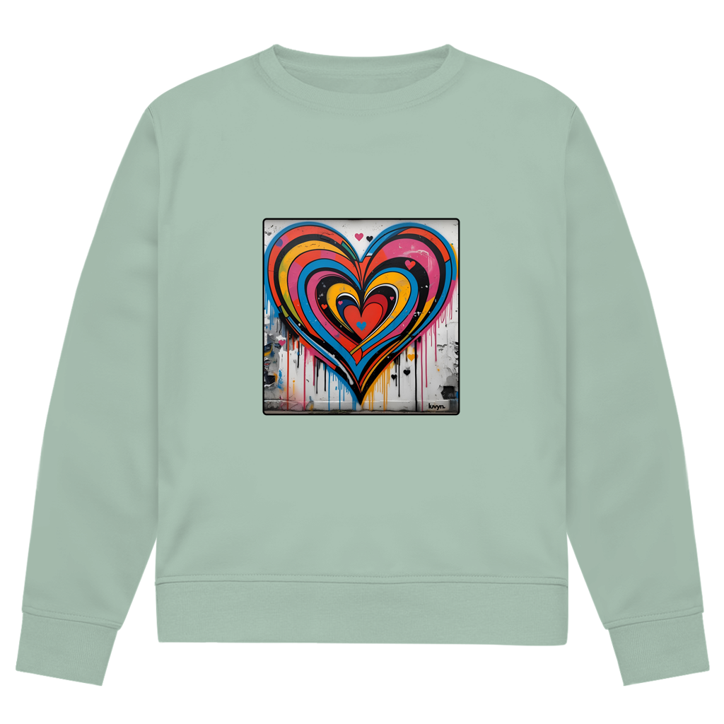 Herren Premium Bio Sweatshirt Heartcore