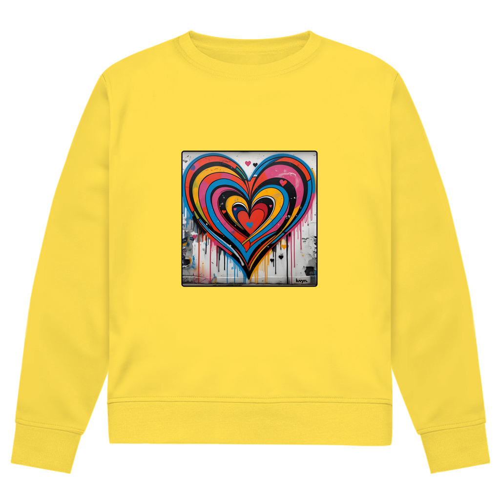 Herren Premium Bio Sweatshirt Heartcore