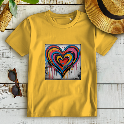 Damen Premium Bio T-Shirt Heartcore