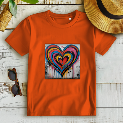 Damen Premium Bio T-Shirt Heartcore