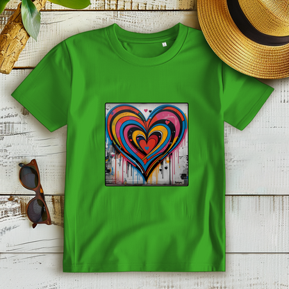 Damen Premium Bio T-Shirt Heartcore