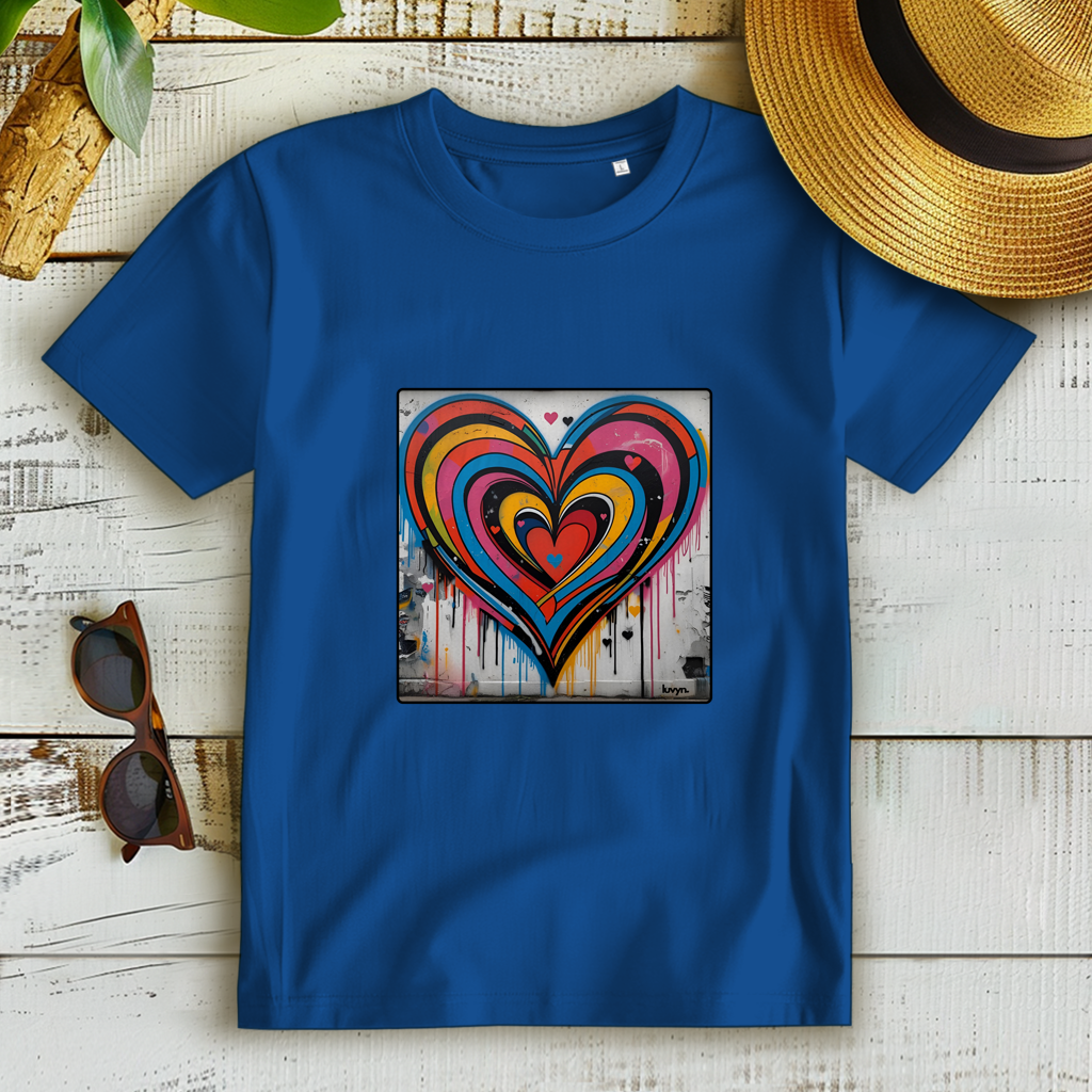 Damen Premium Bio T-Shirt Heartcore