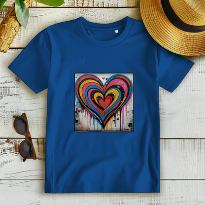 Damen Premium Bio T-Shirt Heartcore