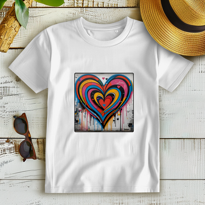 Damen Premium Bio T-Shirt Heartcore