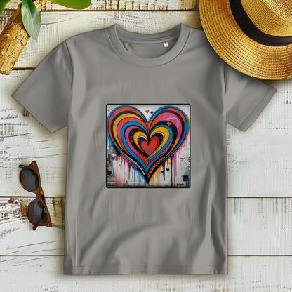 Damen Premium Bio T-Shirt Heartcore