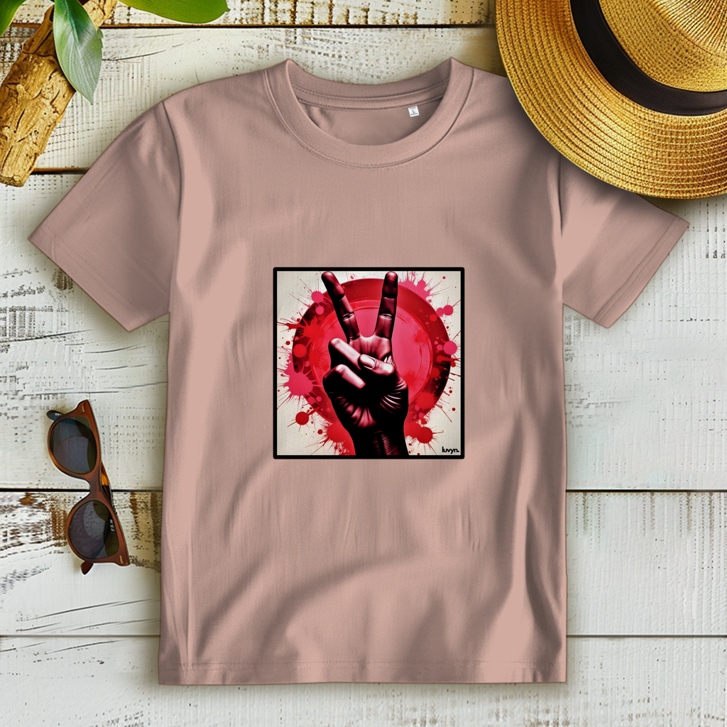 Damen Premium Bio T-Shirt Piece of Peace
