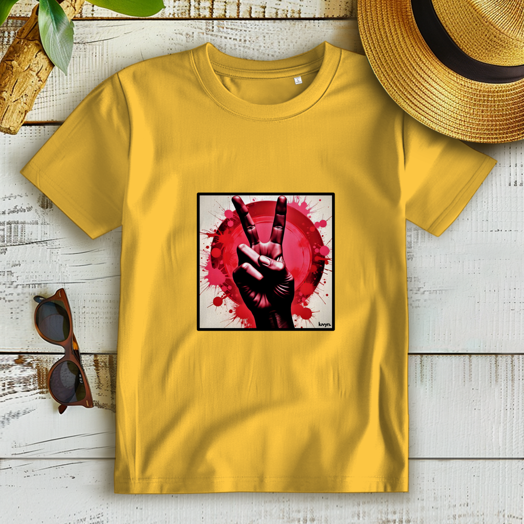 Damen Premium Bio T-Shirt Piece of Peace