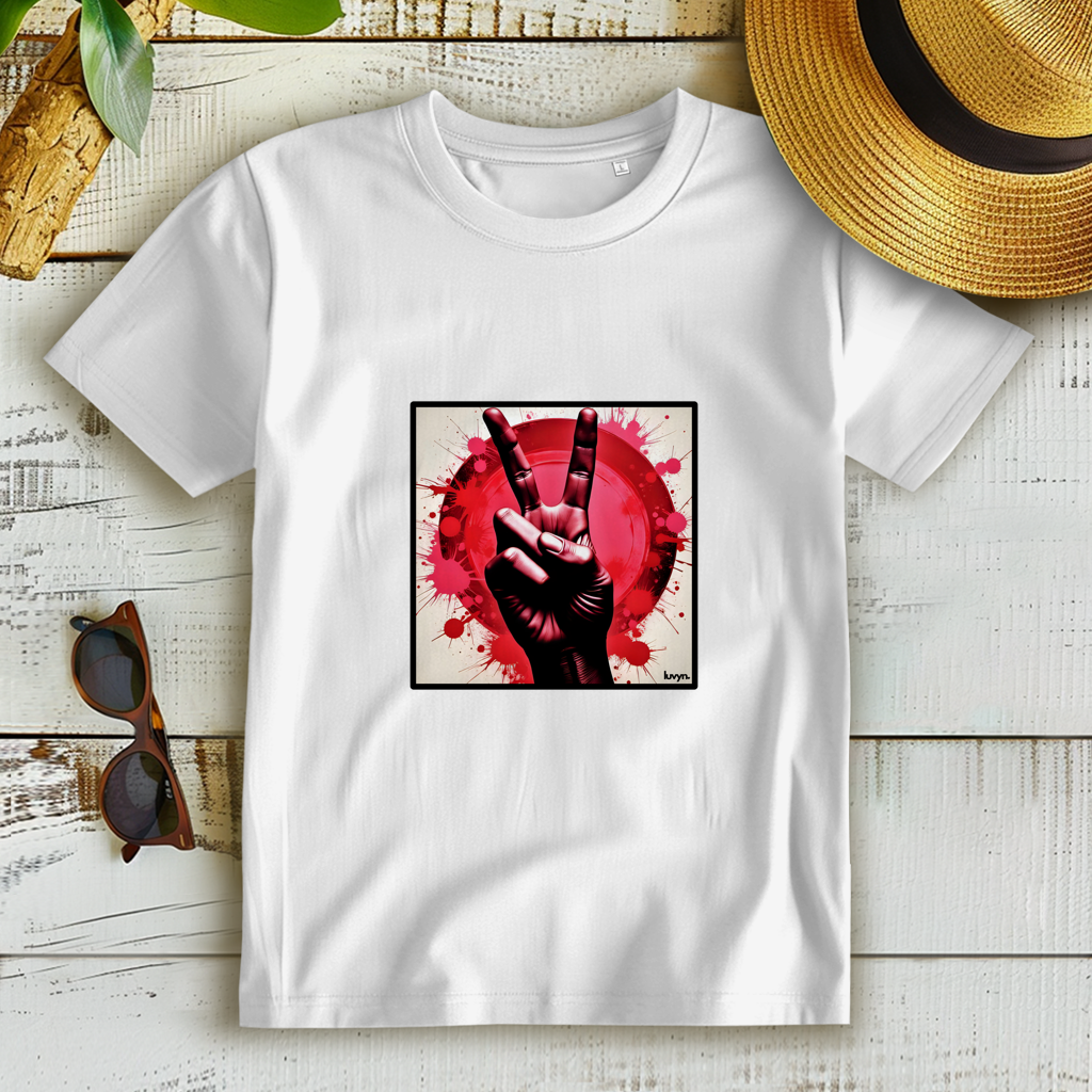 Damen Premium Bio T-Shirt Piece of Peace