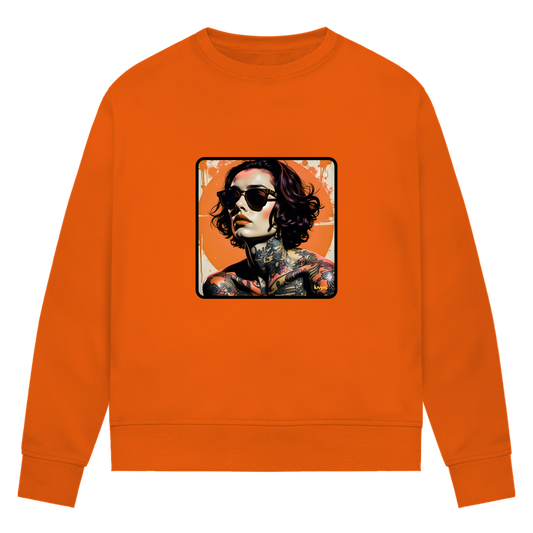 Damen Premium Bio Sweatshirt Inkfluence