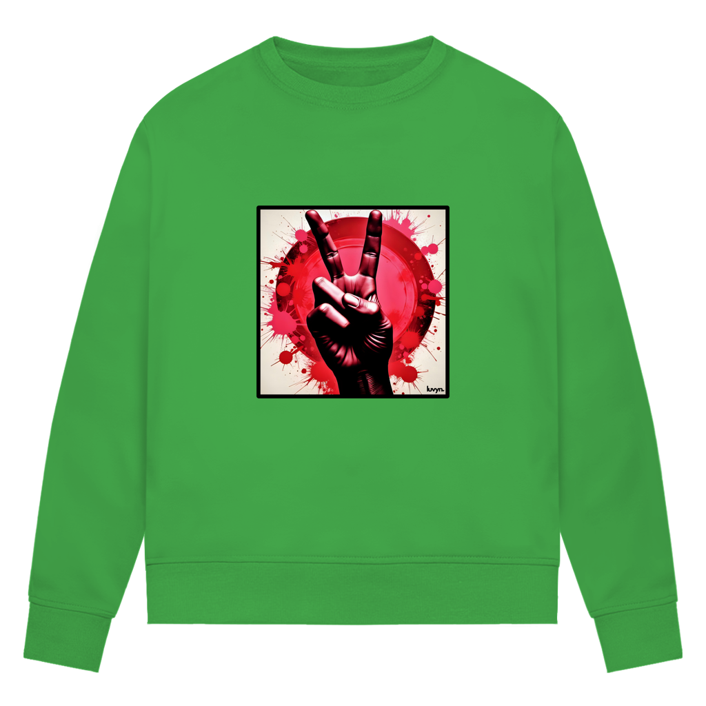 Damen Premium Bio Sweatshirt Piece of Peace