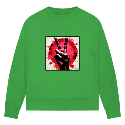 Damen Premium Bio Sweatshirt Piece of Peace