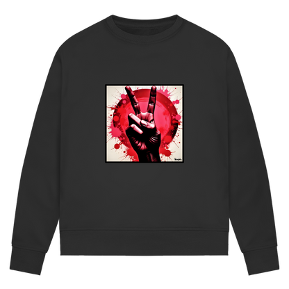Damen Premium Bio Sweatshirt Piece of Peace