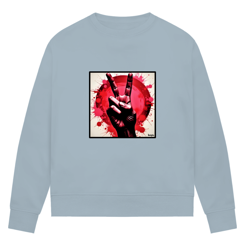 Damen Premium Bio Sweatshirt Piece of Peace