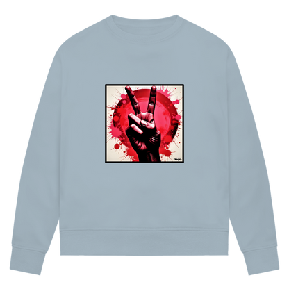 Damen Premium Bio Sweatshirt Piece of Peace