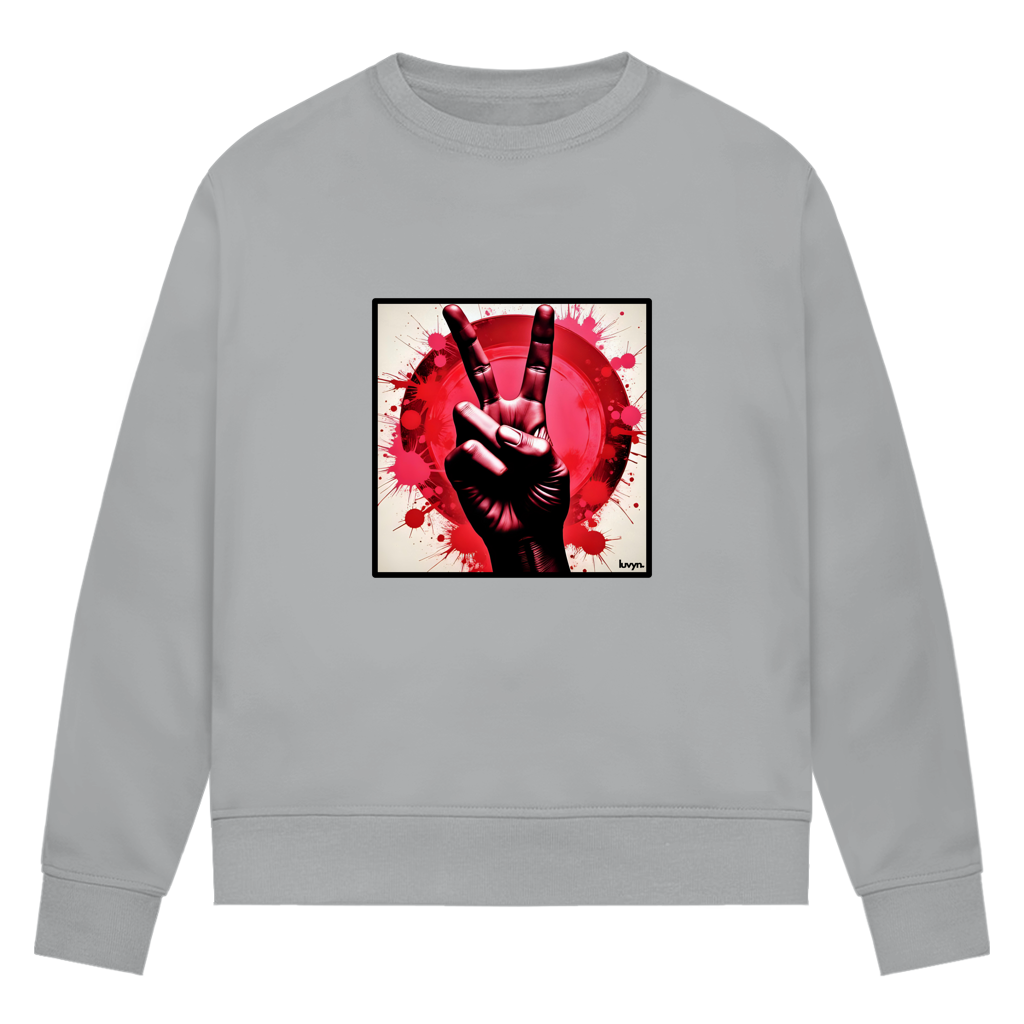 Damen Premium Bio Sweatshirt Piece of Peace