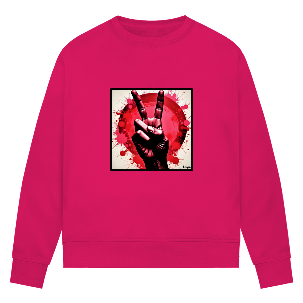 Damen Premium Bio Sweatshirt Piece of Peace