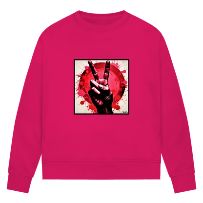 Damen Premium Bio Sweatshirt Piece of Peace