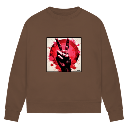 Damen Premium Bio Sweatshirt Piece of Peace