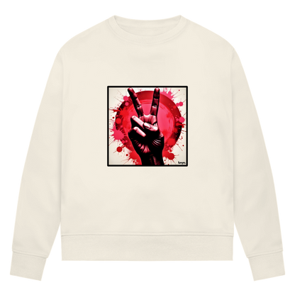 Damen Premium Bio Sweatshirt Piece of Peace
