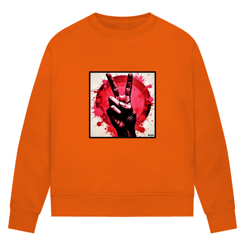Damen Premium Bio Sweatshirt Piece of Peace
