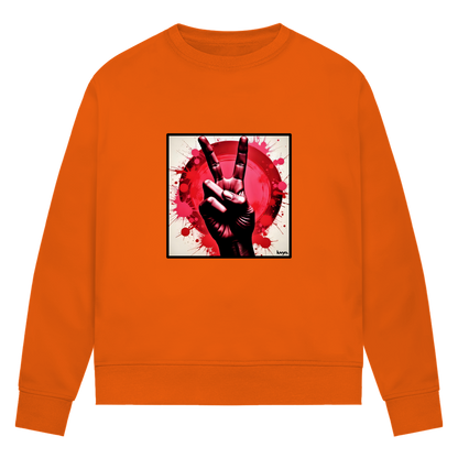 Damen Premium Bio Sweatshirt Piece of Peace