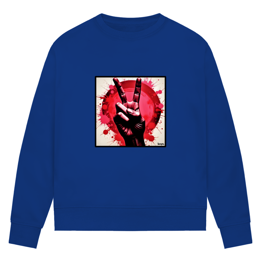 Damen Premium Bio Sweatshirt Piece of Peace
