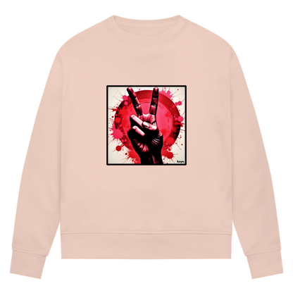 Damen Premium Bio Sweatshirt Piece of Peace