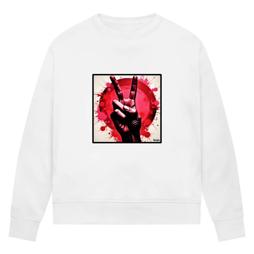 Damen Premium Bio Sweatshirt Piece of Peace