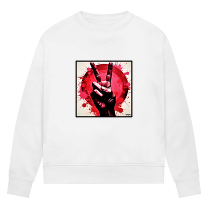 Damen Premium Bio Sweatshirt Piece of Peace
