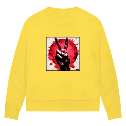Damen Premium Bio Sweatshirt Piece of Peace