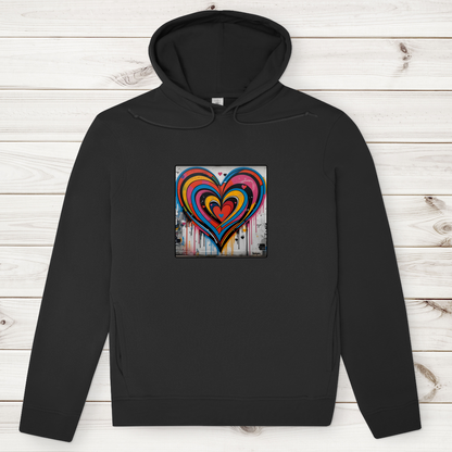 Herren Premium Bio Hoodie Heartcore