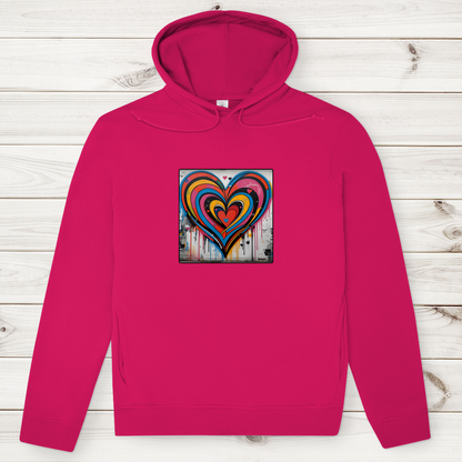 Herren Premium Bio Hoodie Heartcore